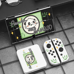 Şeffaf koruyucu kabuk için Nintendo anahtarı OLEDCosmetics sert TPU kart kutusu taban kapak oyun aksesuarları - Product Image 1