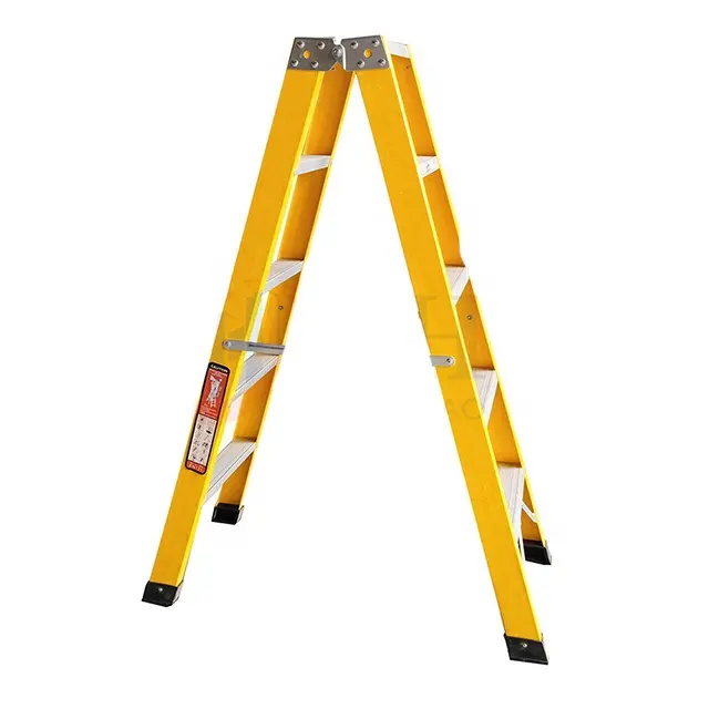 Fiberglass insulated ladder electrician maintenance herringbone ladder power construction engineering ladder