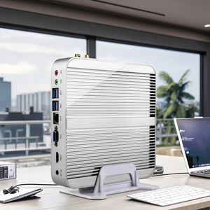 Win 10 Linux Micro <strong>Desktop</strong> Pc <strong>Computer</strong> Hardware Core I3 7167U Mini Fanless Office PC with VGA USB <strong>WIFI</strong> - Product Image 2
