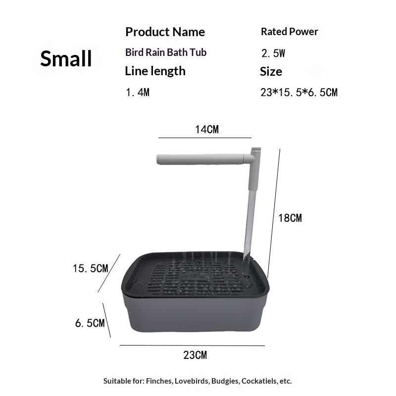 Petit ensemble de douche à effet pluie