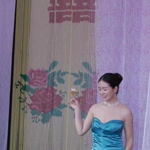 Handmade tùy chỉnh Cửa Rèm phân vùng màn hình hiên trang trí tre tua hạt Rèm cho phòng ngủ phòng khách dọc - Product Image 3