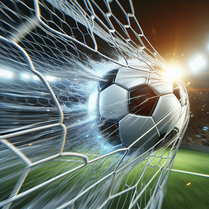 Dış ticaret sınır ötesi futbol Net profesyonel maç sınıf kalınlaşmış polietilen futbol Net standart maç futbol gol Net - Product Image 1