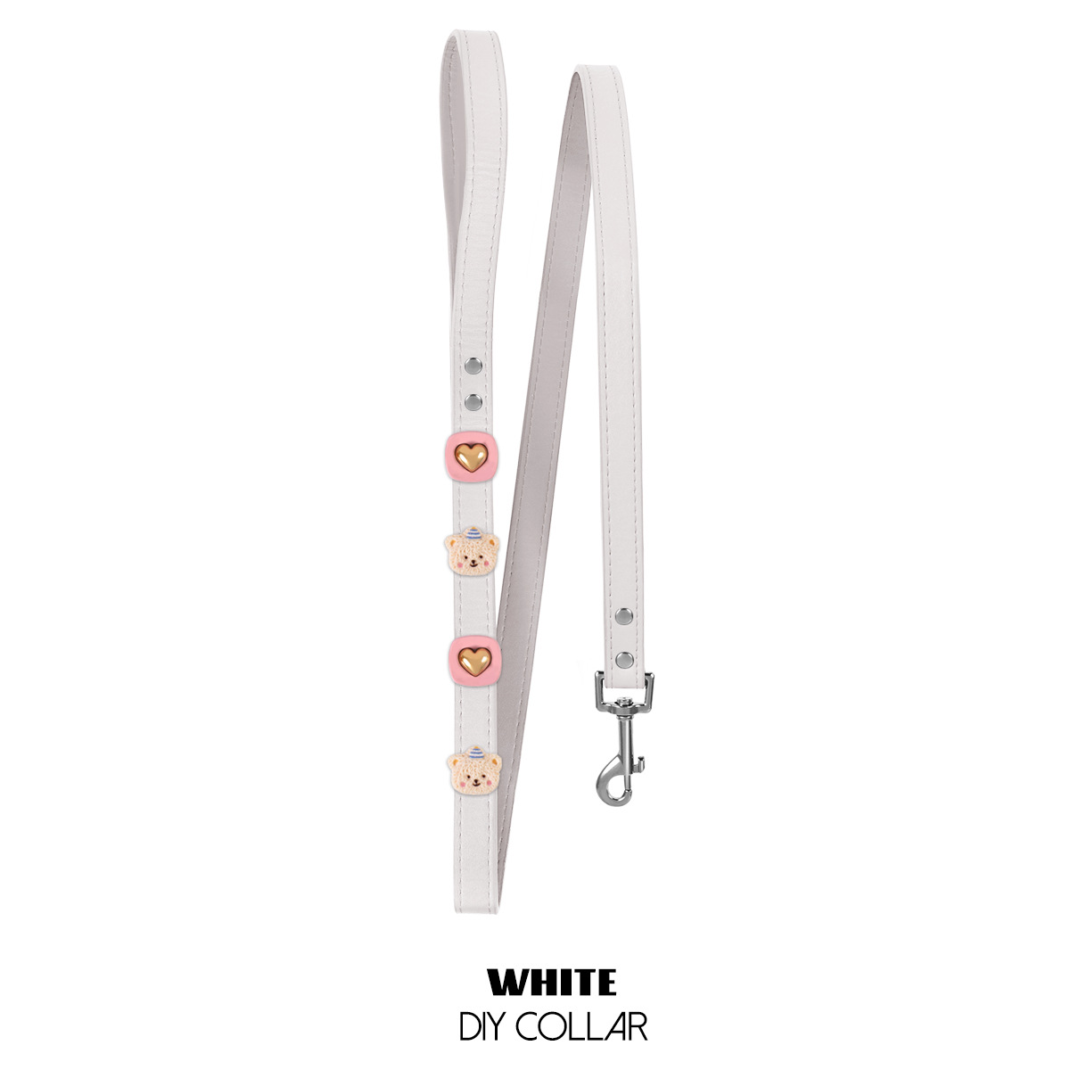 White leash