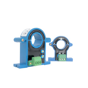 Transmisor de corriente Hall Sensor de potencia de bucle abierto de CC de extremo abierto 4-20mA tipo de medición directa 50 apertura 20mm 0-1500a