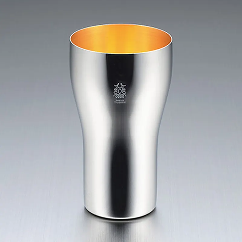 Stainless Steel Tumbler (inside 24K Gold Plating) 440ml Hot selling thermos cup in Japan wholesale