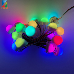 Ws2811 <strong>Pixel</strong> Round 30mm Led Coin Piont Light 12V Digital RGB LED <strong>Pixel</strong> <strong>WS2801</strong> WS2811 LED <strong>String</strong> Ball Light - Product Image 2