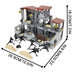 MOC5088 ארסנל 547 חלקים לבנייה, ערכת הרכבה חינוכית עם אביזרים, צעצועי בנייה לילדים כמתנה - Product Image 3