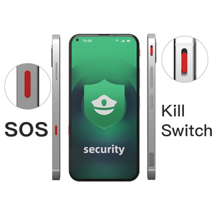 6.26 pollici OEM smartphone Android MTK8788 6 + 64GB 8 + 16MP doppio tipo C SOS pulsante kill switch telefono di sicurezza personalizzato - Product Image 2