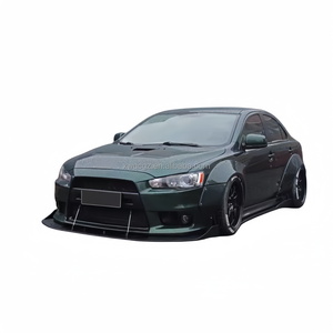 Mitsubishi lancer ex vücut kiti için geniş vücut tekerlek kaşları genişletilmiş çamurluklar hood EVO10 değişiklik ve yükseltme - Product Image 5