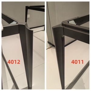 Nhiệm vụ nặng nề kim loại ăn uống đồ nội thất đứng Bảng khung vuông ống DIY hình học cơ sở bàn có thể điều chỉnh DIY cắm trại bảng chân - Product Image 4