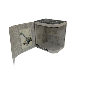Özel Dc çizgi roman Flip Top kağit kutu tahsil aksiyon figürleri için PVC0020Window-Eco-Friendly ekran ambalaj ile - Product Image 2