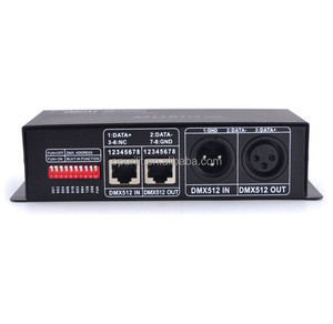 2024 nuevo producto Decodificador DMX RGB LED 3 canales 12A LED DMX512 Decodificador para RGB LED DMX decodificador DMX512 controlador DC12-24V