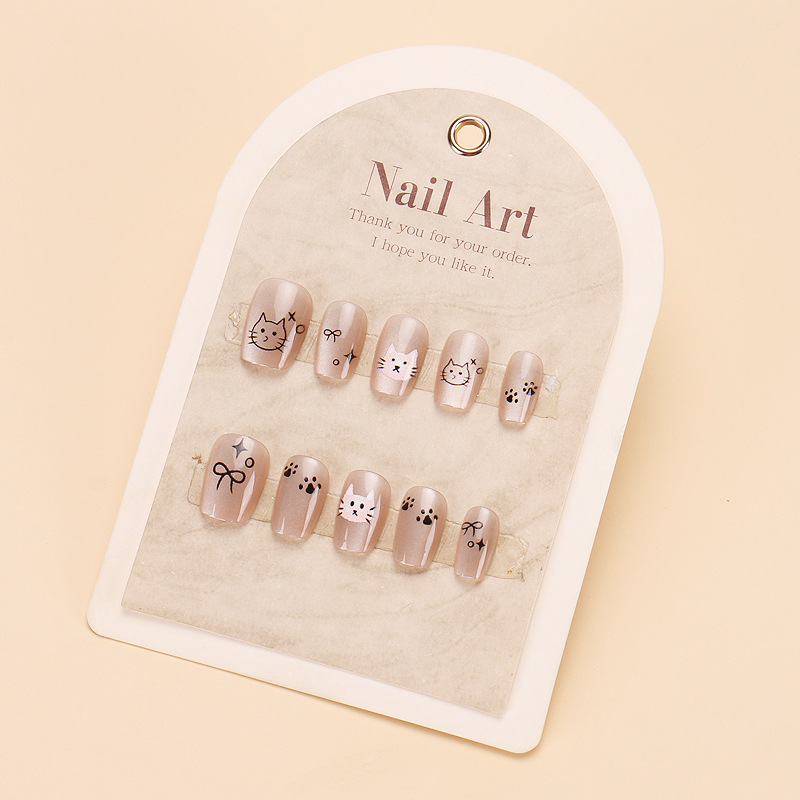 เล็บทำมือ1562กล่องขนาด10ชิ้น