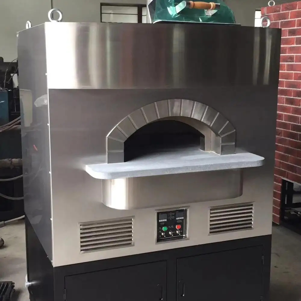 OEM Giardino In Legno Esterno Automatico Rotante Forno Per La Pizza