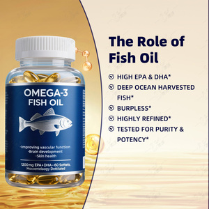 Omega 3 kapsul minyak ikan softgel untuk kulit dan rambut nutrisi omega 3 kapsul minyak ikan - Product Image 4