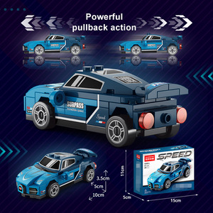 Material ABS de 4 rejillas, juego de bloques de construcción DIY, modelo de coche extraíble, juguete de construcción para niños de 5 a 7 años, juguete electrónico educativo - Product Image 6