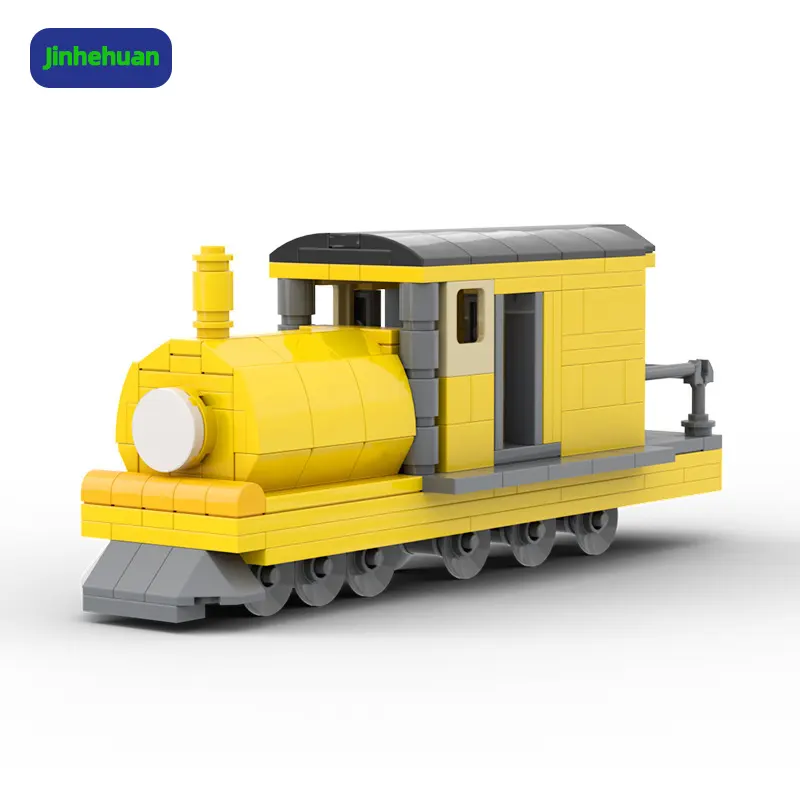 Modèles réduits de train, camion de ville, ensembles de blocs de construction pour enfants, briques miniatures en plastique, jouet, blocs personnalisés pour garçons et enfants