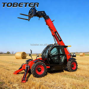 Tobeter trang trại Máy Telescopic <span class=keywords><strong>Handler</strong></span> telehandler xe nâng Telescopic Loader cho kho lớn xử lý hàng hóa - Product Image 6