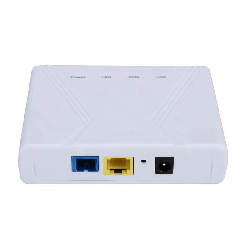 1GE Pon Port Ethernet tunggal Modem serat FTTH Terminal UPC APC XPON EPON GPON ONT