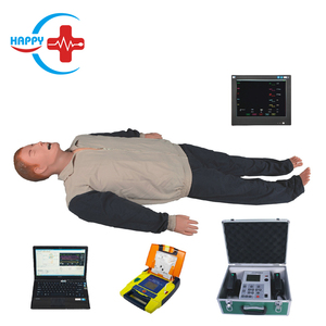 Maniquí médico de HC-S001, modelo de enseñanza de primeros auxilios integrado, interacción con ordenador humano, sistema de simulación de entrenamiento de ACLS - Product Image 1