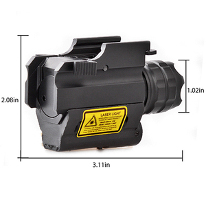 250 lumen chiến thuật dẫn Đèn pin laser màu đỏ Sight hàng không lớp nhôm hợp kim <span class=keywords><strong>mini</strong></span> làm việc ánh sáng xách tay IP65 đánh giá cho đường sử dụng - Product Image 6