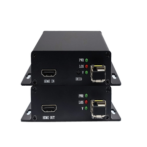 Convertidor óptico de vídeo HD sin comprimir unidireccional de 1 canal, extensor de fibra DVI de 1 canal - Product Image 2
