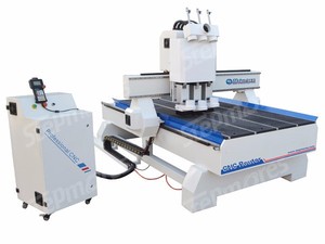 <strong>Multi</strong> <strong>Function</strong> 3 Spindles Wood <strong>CNC</strong> Cutting Machine Furniture Panels Cutting 1325 - Product Image 3
