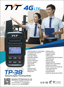 無線4G LTE 2ウェイWifi + GPSトランシーバー用TYT IP-38ハンドヘルドネットワーク用携帯電話機能エアバンド - Product Image 2