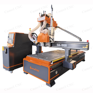 Marco de servicio pesado 1325 ATC CNC enrutador de madera 8X4ft cambiador automático de herramientas máquina de corte de carpintería con hoja de sierra de husillo oscilante - Product Image 1