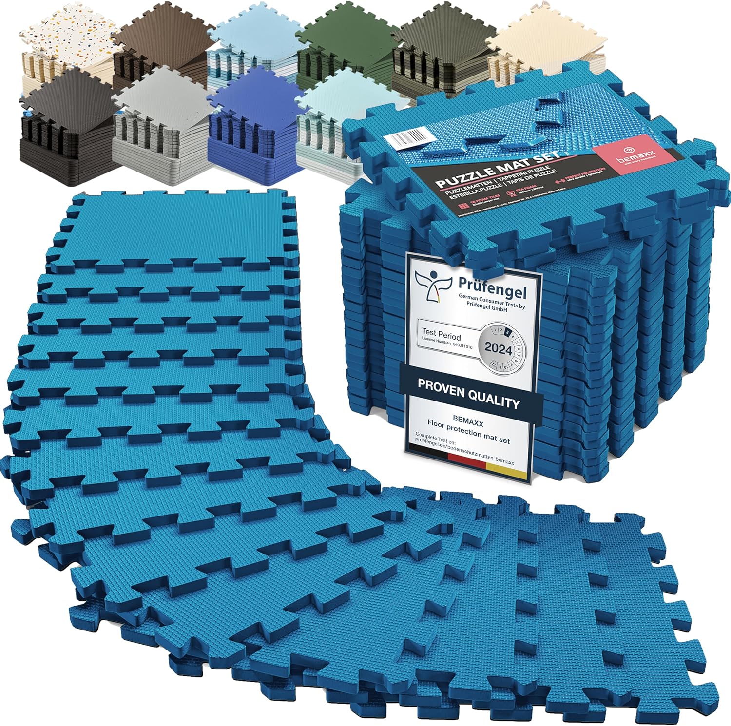 Antiroulement anthracite-1 côtéx-18 carreaux-18 pieds carrés