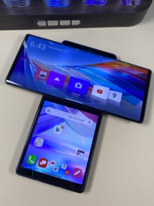 卸売オリジナルロック解除99% 新しい携帯電話Wing 128G/256G for LG WING - Product Image 4