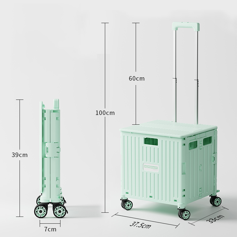 45L Vert avec roue universelle