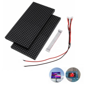 220V P10 modulo Led pubblicità esterna segnali di messaggi programmabili Bus a scorrimento 32*16 Pixel modulo Display a Led Messager di testo - Product Image 2