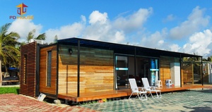 Prefab Nieuwe Modificeren Verzending Container Hotel Lage Kosten Snelle Bouw Modulaire Flat Pack Hout Beweegbare Huis Huis Met Twee Slaapkamers - Product Image 5