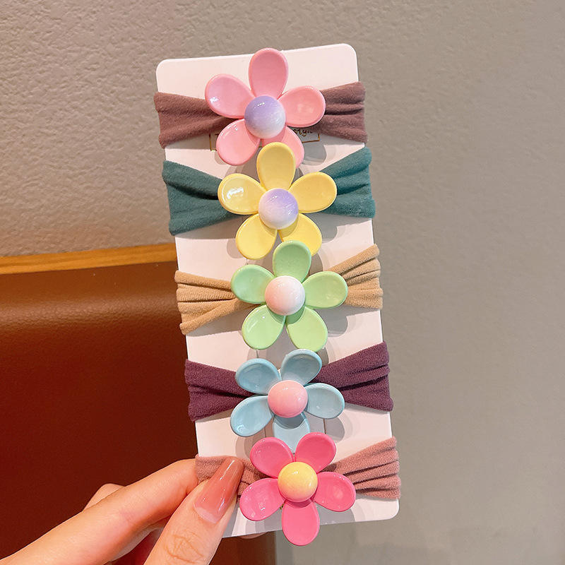 4 - Flower hair rope 5 bags