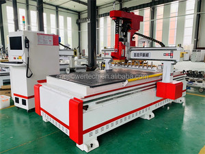 中国制造线性换刀atc 4*8英尺木工数控刳刨机，带备件 - Product Image 6