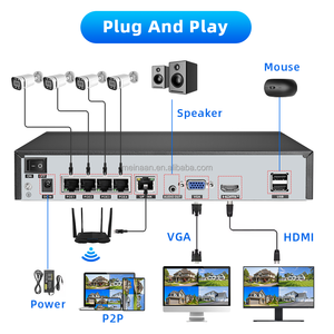 Impermeable 5MP XMeye Pro 8CH al aire libre POE Video Vigilancia Bullet CCTV Cámara NVR Kit Sistema DE SEGURIDAD POE Sistema de cámara IP - Product Image 2