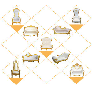 2025 Mùa Xuân Hợp Thời Trang Hiện Đại Sang Trọng Tổ Chức Sự Kiện Đồ Nội Thất Handmade Trắng Lion Vua Nữ Hoàng Ngai Vàng Ghế Cho Đám Cưới Biệt Thự Tiệc Công Viên - Product Image 6