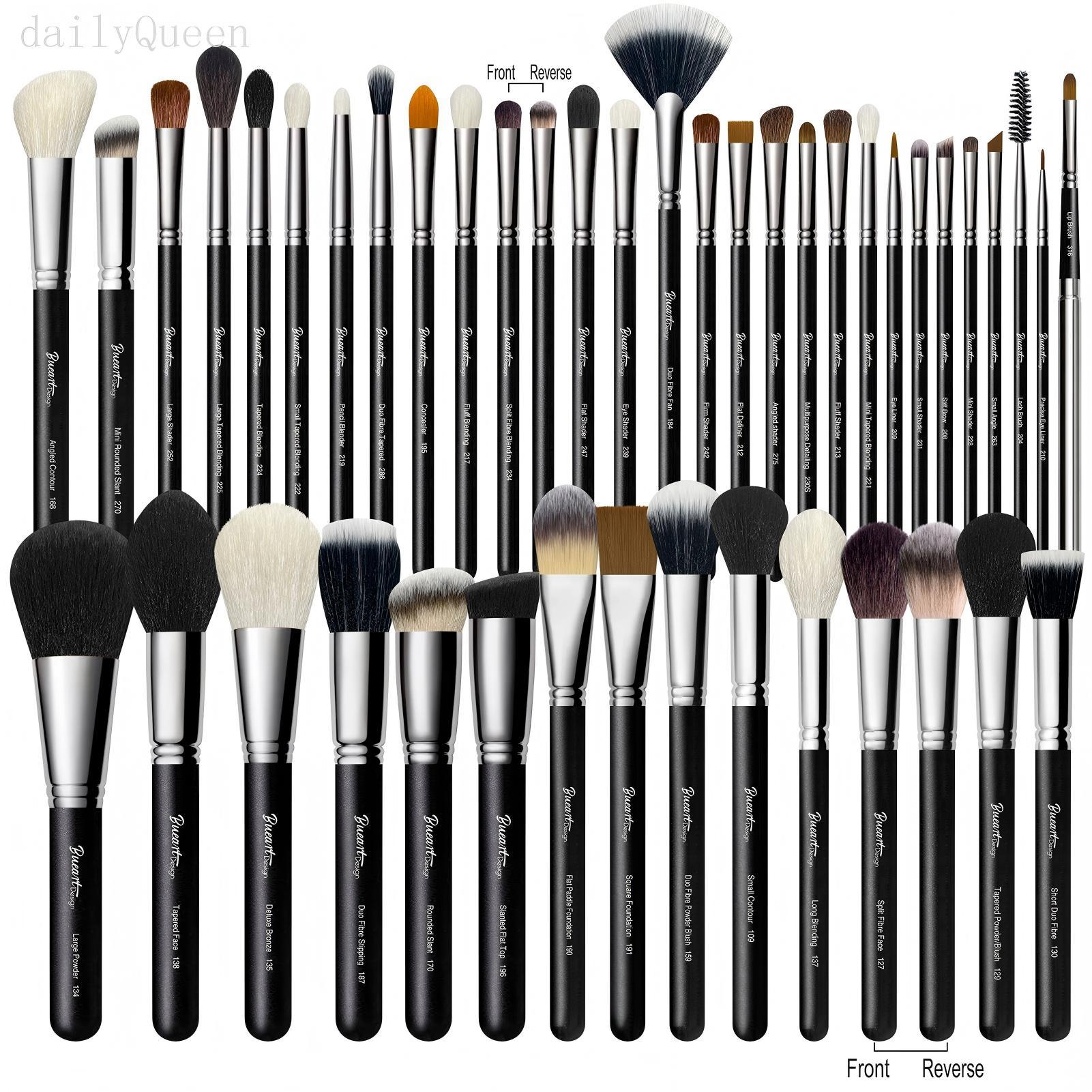19pcs white makeup brush