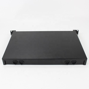 Caja de montaje en bastidor deslizante de riel ODF de 19 ''1U 8 12 24 48 puertos SC caja de terminales de distribución de panel de conexión de fibra óptica - Product Image 5