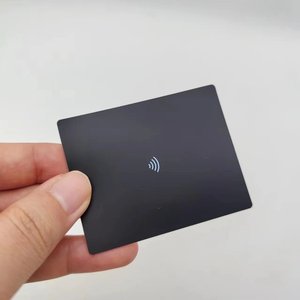 定制尺寸防金属NFC贴纸MIFARE经典1K S50手机/金属卡13.56mhz黑色哑光名片 - Product Image 5