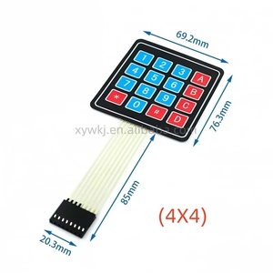 Yixing micro 1*4 3*4 4*4 4*5 Matrix Array/Matrix-Tastatur 16-Tasten-Membranschalter Tastatur für Arduino 1x4 3x4 4x4 4x5 - Product Image 4