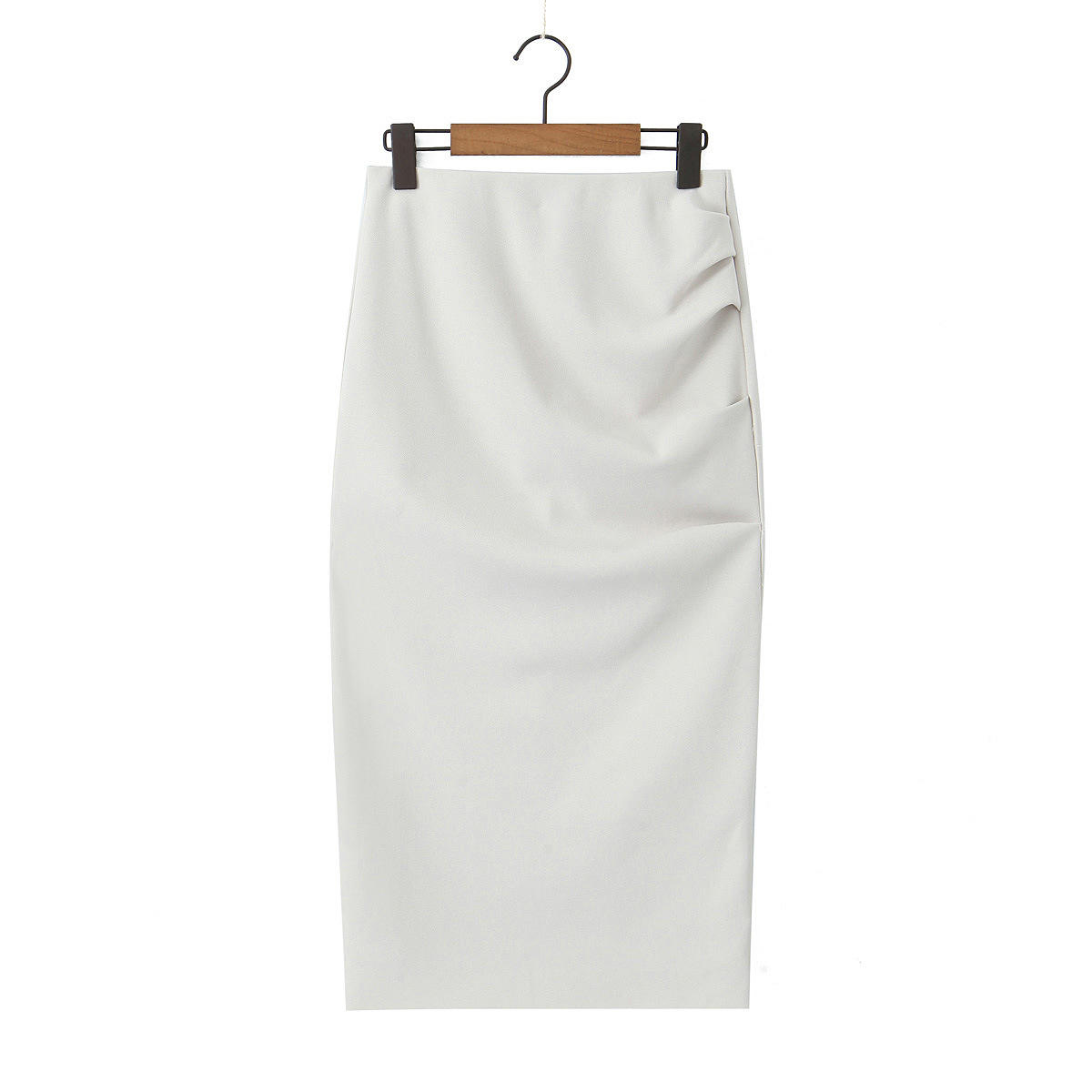 กระโปรงสั้นกลางสีขาวเกลเชียร์