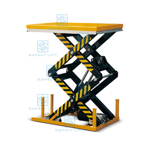 Plataforma de carga fija hidráulica personalizada de 1-10 toneladas, mesa elevadora de tijera para almacén con CE - Product Image 4