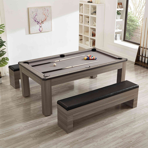 Cheap 7FT <strong>Multi</strong> <strong>Function</strong> <strong>Game</strong> MDF <strong>3</strong> in 1 Pool Billiard <strong>Table</strong> <strong>With</strong> Benches - Product Image 1