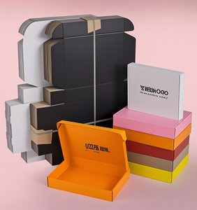 12x9x2 Inches Corrugated Mailer <strong>Box</strong> Flat Mailing <strong>Box</strong> for Posters and Documents - Product Image 1