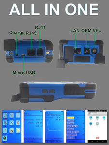 Probador S600 SENTER ADSL2 +/35B VDSL2 + /xDSL con TDR 4km OPM VFL 8km multímetro de prueba de telecomunicaciones de gran capacidad de batería opcional - Product Image 5