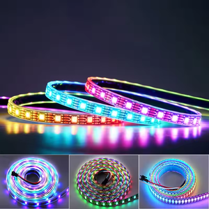 俱乐部WS2812 RGB 5V 12V DMX可编程WS2812发光二极管条的柔性数字像素可寻址条形灯 - Product Image 4