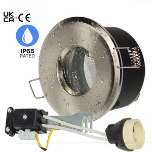 יריעות אורות IP65 DOWNLIGHTS אמבטיה אורות GU10 LED או הלוגן DOWNLIGHTS אמבטיה