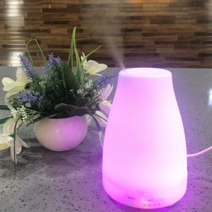 Dropshipping Siêu Âm Lọc Hương Liệu Dầu Mùi Hương Độ Ẩm <span class=keywords><strong>Fogger</strong></span> Mist Maker Điện Tử Ánh Sáng Aroma Diffuser 160Ml - Product Image 3